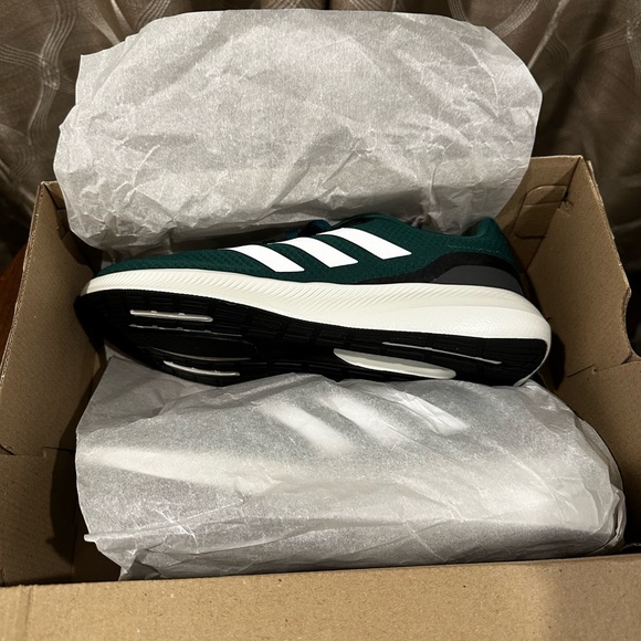 Adidas Men's Runfalcon 3.0 Green Athletic Shoes - Picture 8 of 9